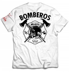 Camiseta de Bombero Blanca unisex
