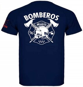 CrossFire Camiseta de Bombero Técnica de la Comunidad de Madrid de Hombre