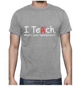 camiseta para profesores unisex
