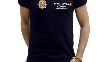 Piel Cabrera Camiseta Policia Nacional Opositor
